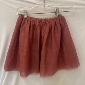 Old Navy girls tulle skirt 6t dark pink Maeve color